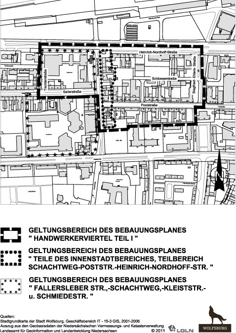 Übersichtsgrafik zum Projekt Handwerkerviertel Teil I