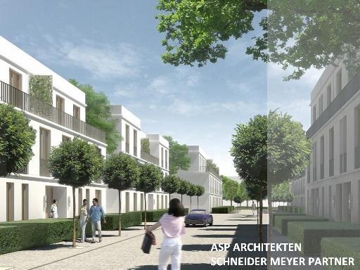 Visualisierung des Wohnprojektes in der Lessingstraße