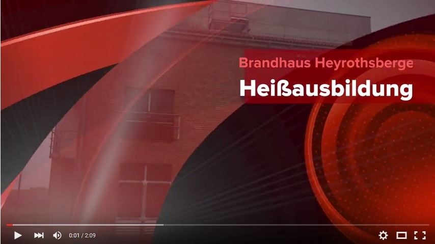 Titelbild des Videoclips: Heissausbildung - Brandhaus Heyrothsberge