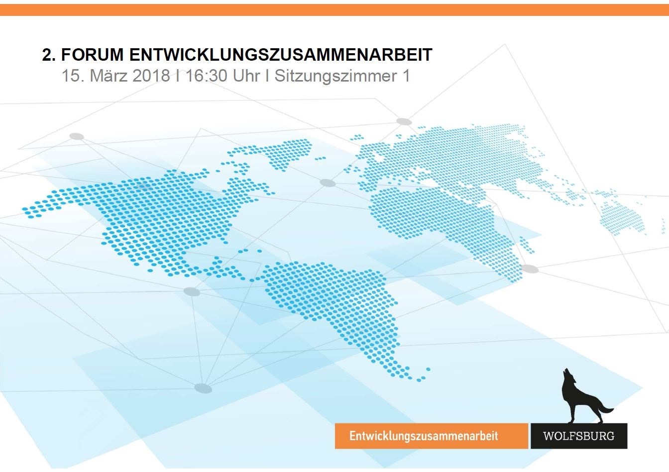 Deckblatt zur Pr&auml;sentation f&uuml;r das 2. Forum Entwicklungszusammenarbeit