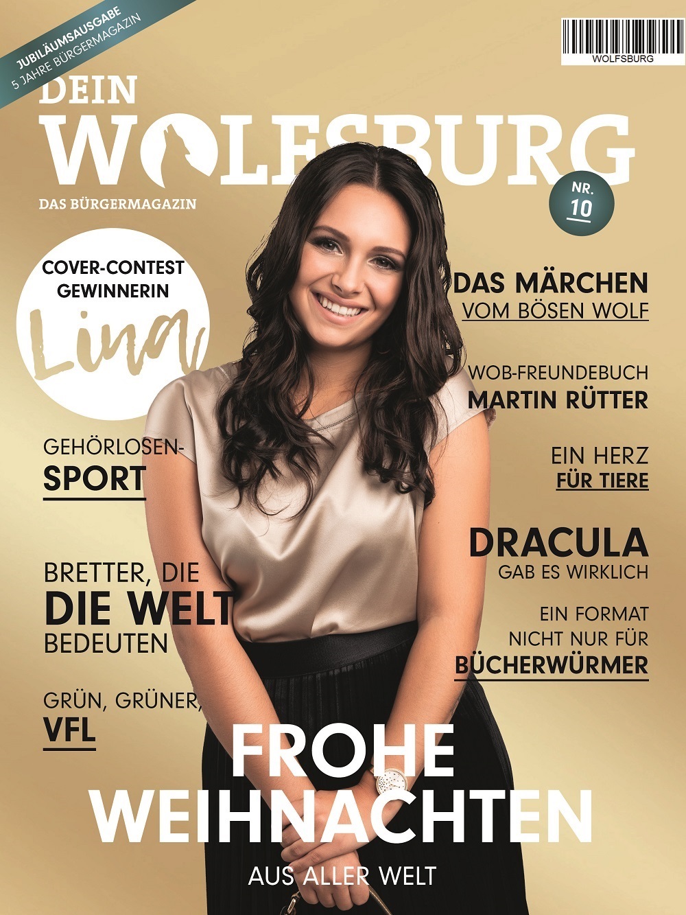 Titelseite der aktuellen Ausgabe des Magazins Dein Wolfsburg - Ausgabe 10