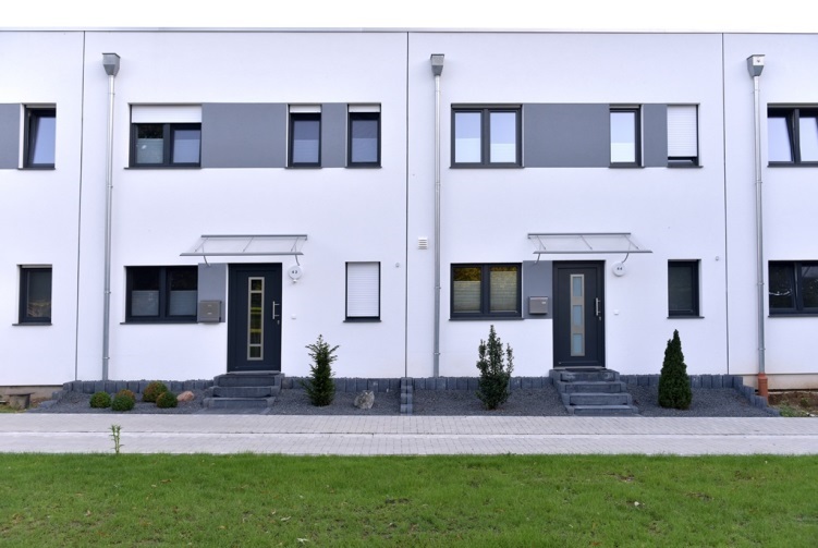 Fassadenansicht der neuen Häuser in der Goerdelerstraße