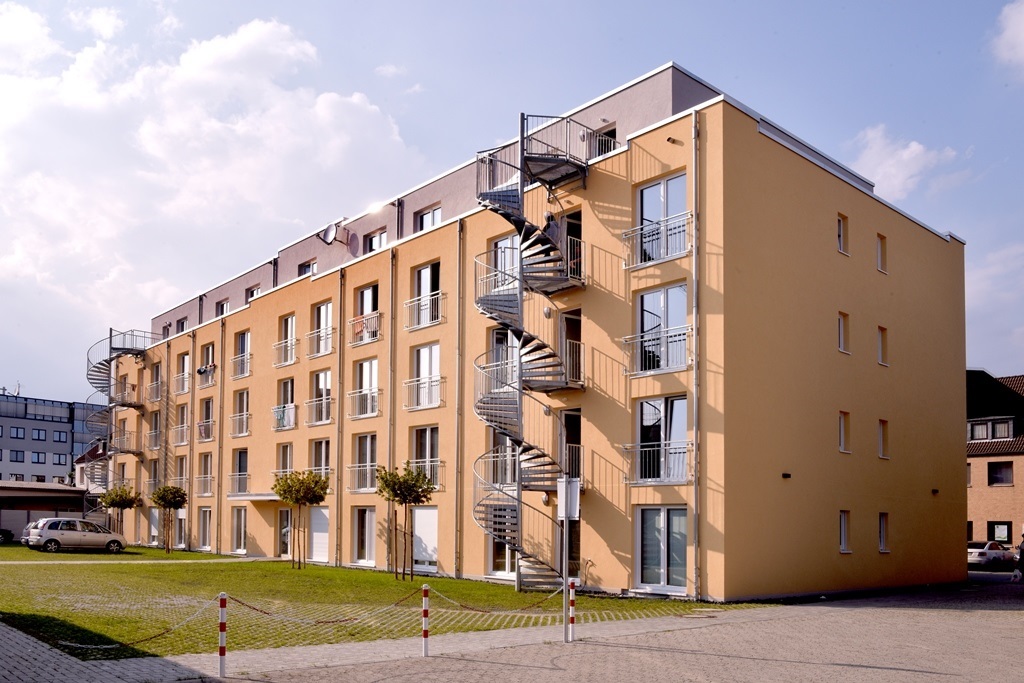 Das neue Studentenwohnheim in der Stettiner Straße